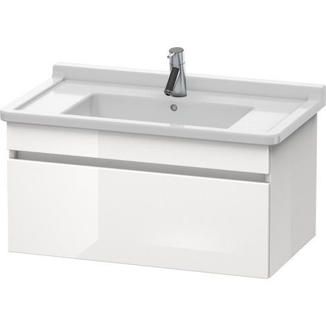 Meuble sous-vasque DURASTYLE 470x800x406mm noyer foncé/basalt mat