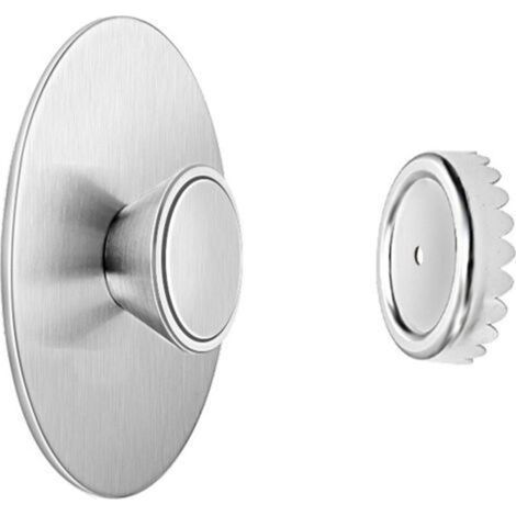 Set of 1 magnetic soap dishes with suction cups, designed for use without drilling. These magnetic soap dishes are suitable for bathroom, sink, bathtub and kitchen. (1/3)