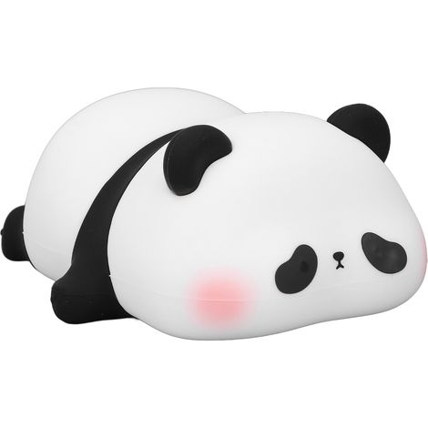 Veilleuse LED panda en silicone à 3 niveaux d'intensité, 1200 mAh, pour table de chevet (1/5)