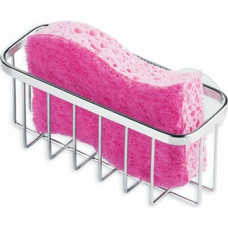 sponge holder - sponge storage for sponges and metal sponges - Polished Stainless Steel - Normal (1/5)