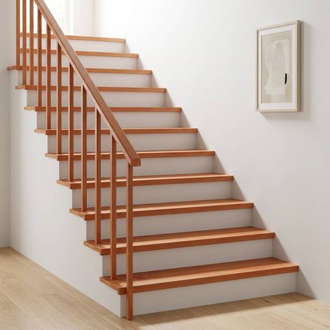 vidaXL Marches d'escalier 12 pièces 110 x 30 x 2 cm Vernis (1/5)