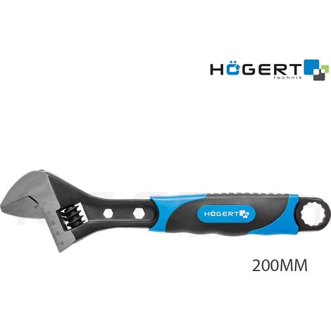 Llave ajustable 200mm hogert