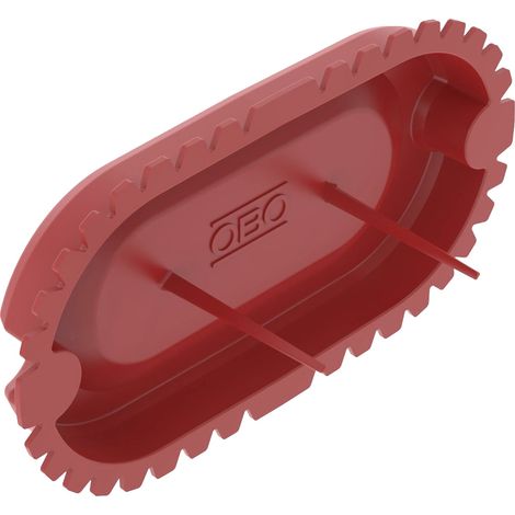 OBO Bettermann UP Signaldeckel für Unterputz-Wandauslassdose 65x35mm Polyethylen signalrot, 25 Stück, 2003768 (1/4)
