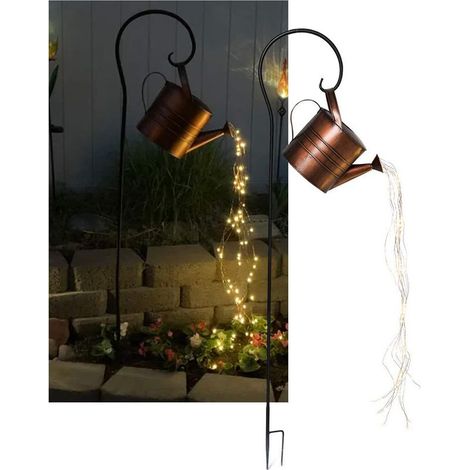 De jardin de douche d'étoile s'allume, lumière solaire extérieure, pour la décoration de lumière de lanterne de chemin de cour LED IP65 étanche-Fei Yu (1/5)