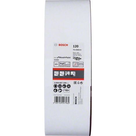Bosch Fiberschleifscheibe  R444, Expert  for Metal  per piccole  smerigliatrici angolari  - 2608607250