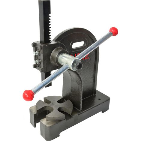 PRESSA DA BANCO A LEVA MANUALE A CREMAGLIERA 2ton GEKO G03250