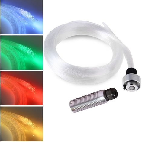 Kit de cielo estrellado color RGB 200 fibras en 0.75 mm 2 metros