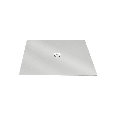 Piastra in Acciaio Quadrata Dh 150 x 150 mm (1/2)