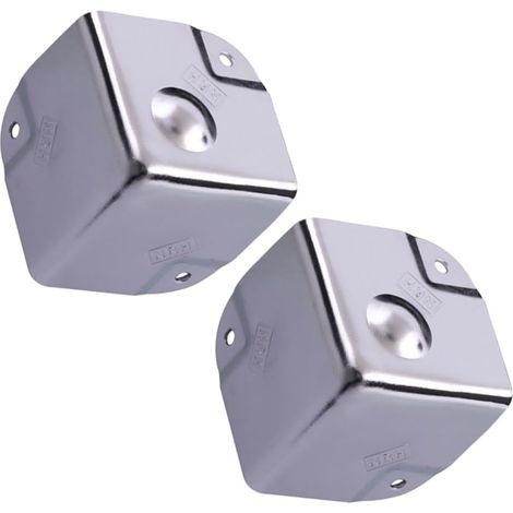 2pièces Protection Angle Acier Inoxydable pour Meubles et Boîtes Garde Coin Décoratif pour Coins Intérieurs et Extérieurs Protège Table et Bureau avec Design Élégant (1/5)