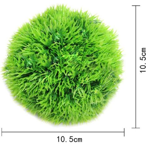 Boules d'algues vertes artificielles pour aquarium plantes déco simulation algues paysager herbe aquatique ornement déco bac poisson
