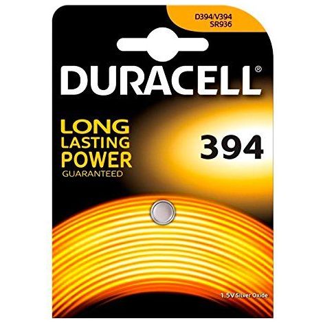 Pila Duracell D394 óxido de plata 1,5 V 76 mAh (1/5)
