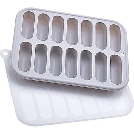 à Glaçons en Silicone Couvercle, Moule Saucisse Flexible, Facile (1/5)