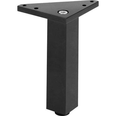 FA002 150 mm verstellbarer Möbelfuß, Mattschwarz SANS MARQUE