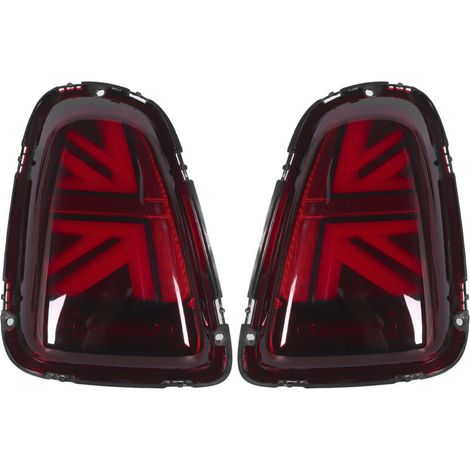 Fanali posteriori Full LED VLAND per JCW Union Jack con lente rossa, compatibili con R56 R57 R58 R59 LCI 2011-2015 (1/4)