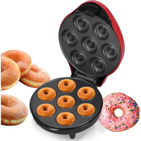 Appareil multifonction 1200 W pour le petit-déjeuner, appareil à beignets 7 trous, appareil à gâteaux double face, norme européenne 220-240 V (1/5)