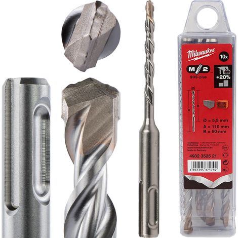 Punte da trapano (z)M2 SDS Plus 05,5 x 050/110 mm (10) (1/5)