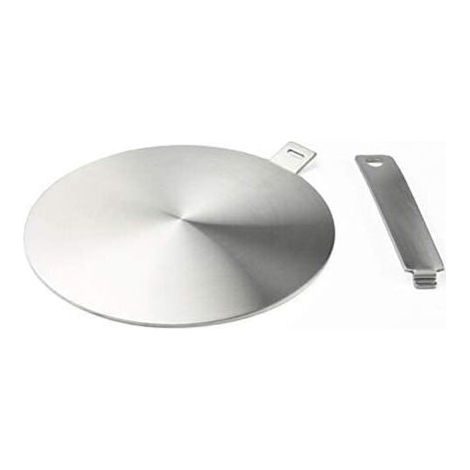 KLVGTIFS PUAdaptateur Induction Disque (Aluminium 20cm), Convertisseur Plaque Cuisson Induction, Plaque Diffusion Chaleur, Avec Poignée Ba