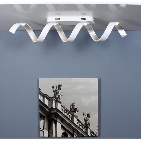 Fan Europe HELIX LED Swirl Halbbündiges Licht Weiß, Silber 1600lm 3000K 80x18x13,5cm (1/5)