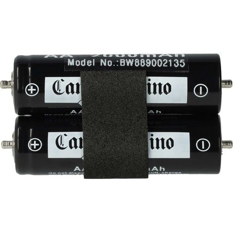 vhbw Battery compatible with Braun Flex XP 5614, 5610, 5611, 5612, 5613, 5720, 5721, 5663, 5715 Electric Razor (2000mAh, 1.2 V, NiMH)