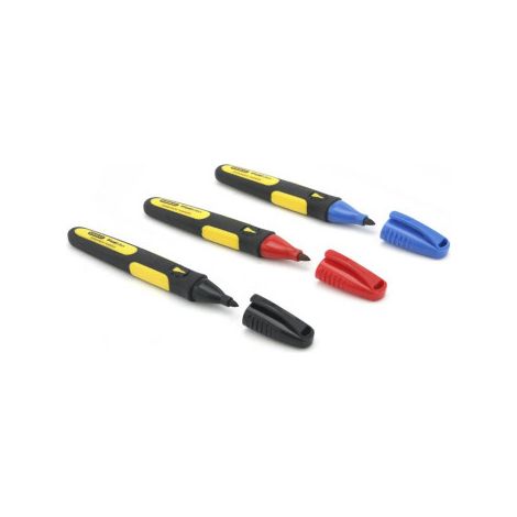 Marcador punta color surtido Stanley 047322 Set 3 Piezas (1/2)
