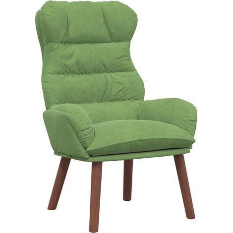 Fauteuil de Salon,Chaise,Fauteuil relaxant Vert clair 69 x 74 x 93 cm Velours CFW650410 (1/5)