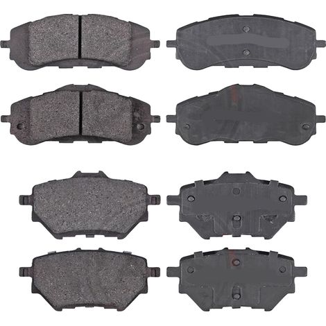 KIT PASTIGLIE FRENO ANTERIORI E POSTERIORI compatibile con PEUGEOT 508 II (FB,FH,F3) / PASTIGLIE FRENANTI AUTO OEM P 61 128  P 61 135,P 61 124  P 61 122 / SOSTITUZIONE DIRETTA / BASSA POLVERE / SILENZ
