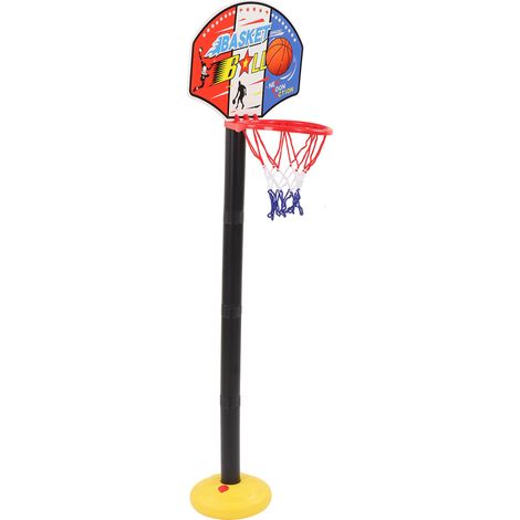 Basketballkorbständer für Kinder, höhenverstellbar, stabil und sicher, aus Kunststoff, für den Innenbereich. (1/5)