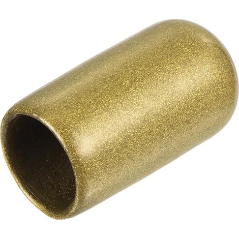 20pcs Embouts en Caoutchouc 10 mm ID pour Tube Métallique Or (1/5)
