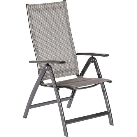 Vicenza Klappsessel 2er Set Aluminium/Textil