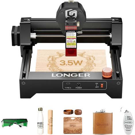 Graveur Laser, Puissance de 3,5W, Interface Tactile, UE, LONGER RAY5 Mini 3.5W, Wi-fi (1/2)