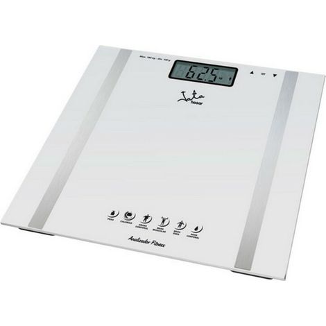 Báscula JATA 532 de Baño electrónica, Max 180Kg, Blanco (1/2)