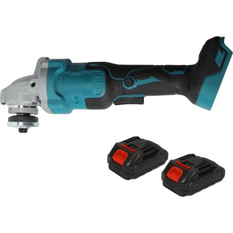 Amoladora angular, motor sin escobillas, diseño ergonómico, 2 baterías, UE (1/2)