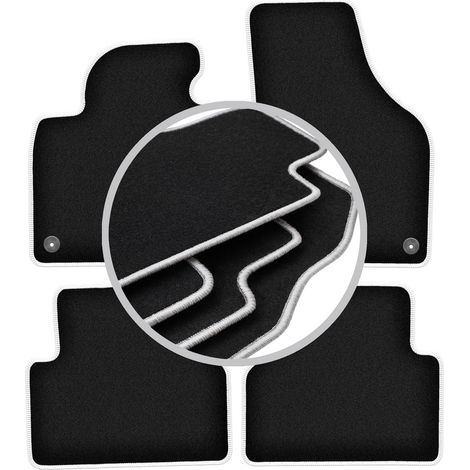Tapis de voiture CARLUX-SILVER pour : Volkswagen Tiguan I monospace (2007-2015)