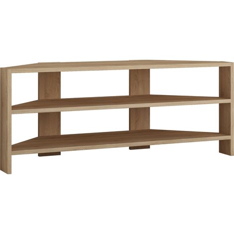 Eck-TV-Möbel aus Holz "Thales" - 114 x 36 x 45 cm - Beige