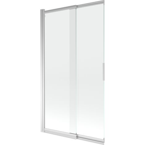 Mexen Fox mampara de bañera corredera de 2 hojas 100 x 150 cm, transparente, cromo - 891-100-002-01-00 (1/5)