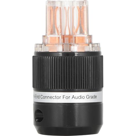 Prise d'alimentation audio Monosaudio en cuivre pur transparent - Connecteur secteur 100‑250V F101 Femelle (1/5)