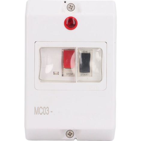 Disjoncteur de moteur étanche, protection électrique avec lampe de signalisation 6-10A 230V 240V 400V 415V 500V 690V (1/5)
