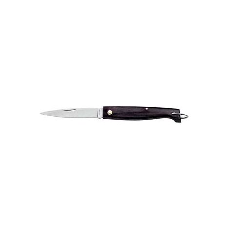 COLTELLO PATTADA LAMA IN ACCIAIO INOX MANICO IN LEGNO CON MOLLA cm.18 23011 AUSONIA