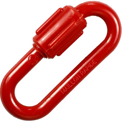 Maillon rapide PA Ø 8mm Rouge - 1782518