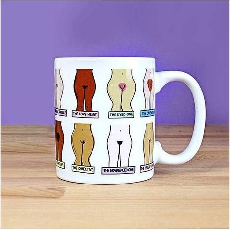 Tasse / Becher - GIFT REPUBLIC - Muff Becher - Weiß - Provokantes Design - Originelles Geschenk