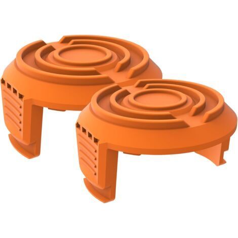 Lot de 2 protège-bobines WA0217.2, compatibles avec les tondeuses WG157E et WG163E, protègent le fil de coupe, robustes et durables