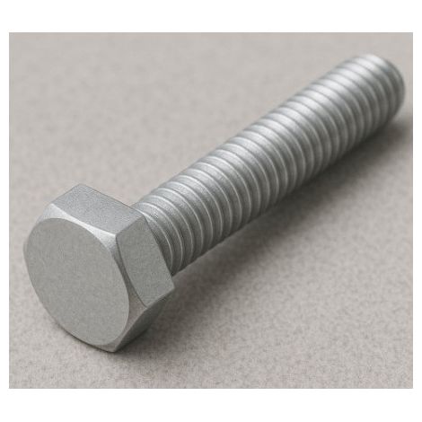 Vis métaux Tête hexagonale TH M6X25 Aluminium-1 pièce