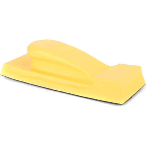 Ortviai Bloc de ponçage manuel avec velcro, mousse PU, 198 x 70 mm, ergonomique et antidérapant (1/5)