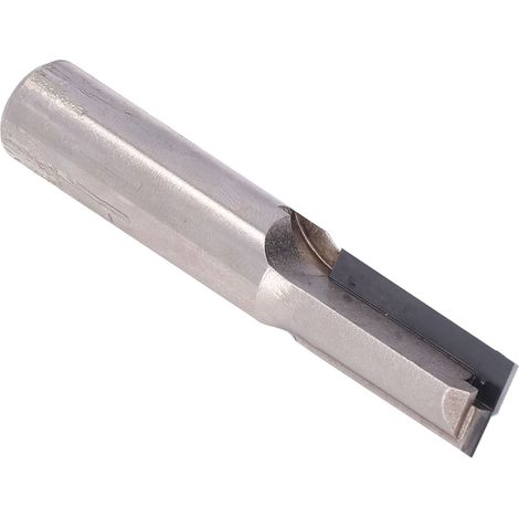 Diamant-Fräser, 2-schneidig, gerades Schneidwerkzeug für Holzbearbeitung, 1/2 x 12 x H 26 x 2T (1/5)