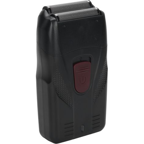 Rasoir électrique double lame portable rechargeable USB pour homme, noir (1/5)