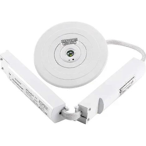 Spot encastré de secours ignifugé 3 W à LED ultra-lumineuse, autonomie 180 minutes, AC85-265VV (1/4)