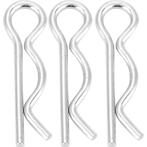 R Splint-Sicherungsstift-Befestigungsclip, hellverzinkt (2 x 40 mm, 20 Stück) (1/5)