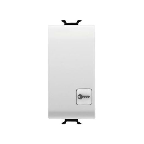 BOUTON-POU. 1M 1P NO 16A 'CLÉ', BLANC GEWISS GW10152