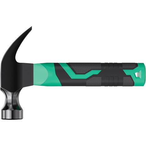 Marteau en acier avec poignée antidérapante portable - Outil de construction multifonctionnel pour le travail du bois et le travail du bois (1/4)