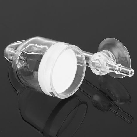Diffuseur de CO2 en verre transparent haute transparence, grand tuyau droit pour aquarium, plantes aquatiques et poissons. (1/5)